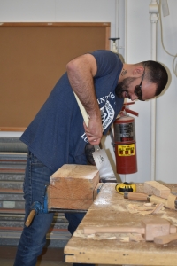 Levi Beauchamp, the Training Coordinator and Instructor from the Alberta Carpenters Training Center