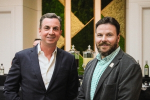 (Left) Michael Crawford, Hall of Fame Resort stands with Kevin Ennis, Senior Business Representative (Right)